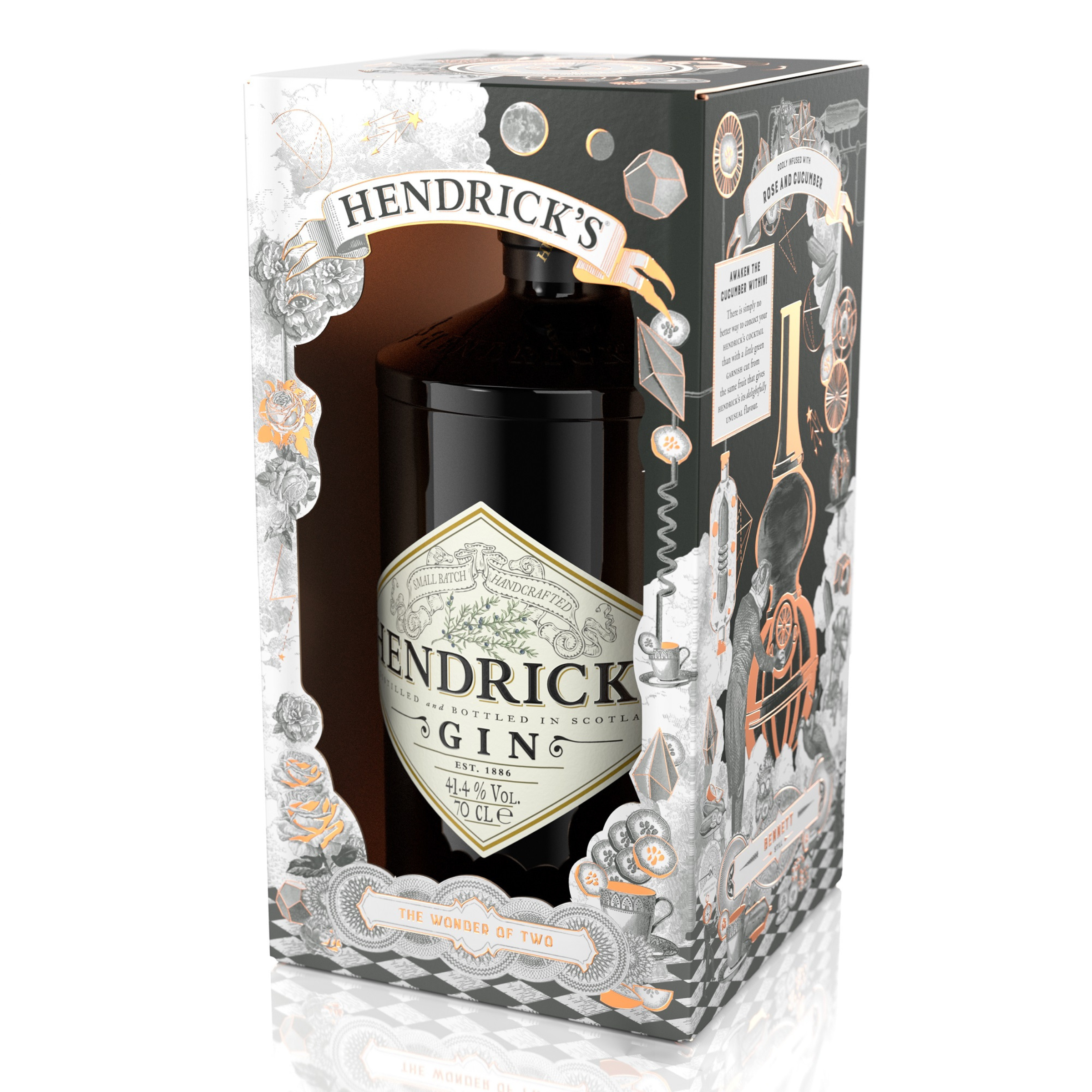 Díszdobozos Hendricks Gin 44% 0,7L
